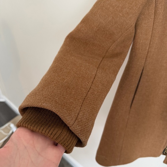 J. Crew | Lodge Coat in Italian Wool - Acorn Brown Fully Lined Peacoat Jacket 4 - Picture 8 of 10